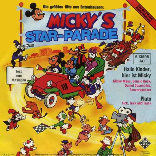 Cover Micky Maus*, Donald Duck, Daniel Düsentrieb*, Panzerknacker* / Tick, Trick Und Track* - Micky's Star-Parade (7, Single) Schallplatten Ankauf