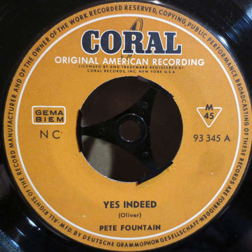 Cover Pete Fountain - Yes Indeed / Nobody Knows The Trouble I've Seen (7, Single) Schallplatten Ankauf