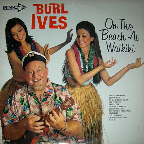 Cover Burl Ives - On The Beach At Waikiki (LP, Album, Mono) Schallplatten Ankauf