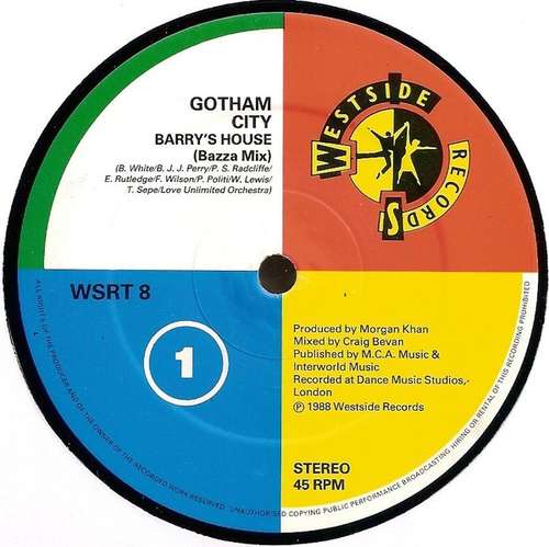 Cover Gotham City - Barry's House (12) Schallplatten Ankauf