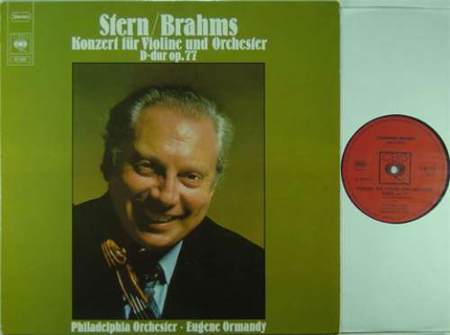 Cover Stern* / Brahms* - Philadelphia Orchester*, Eugene Ormandy - Konzert Für Violine Und Orchester D-dur Op.77 (LP, Album, RE) Schallplatten Ankauf