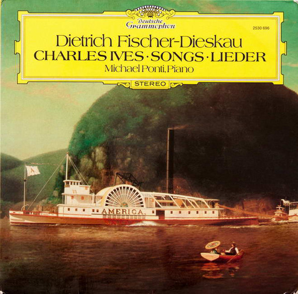 Cover Dietrich Fischer-Dieskau, Michael Ponti - Charles Ives - Songs • Lieder (LP) Schallplatten Ankauf