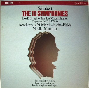 Cover Schubert* - Academy Of St. Martin-in-the-Fields*, Neville Marriner* - The 10 Symphonies (7xLP + Box) Schallplatten Ankauf