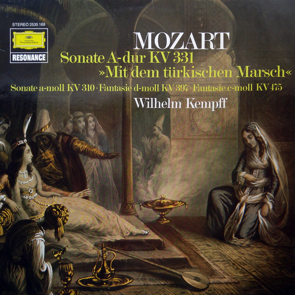 Cover Mozart*, Wilhelm Kempff - Sonate A-dur KV 331 Mit Dem Türkischen Marsch / Sonate A-moll KV 310 / Fantasie D-moll KV 397 / Fantasie C-moll KV 475 (LP, RE) Schallplatten Ankauf