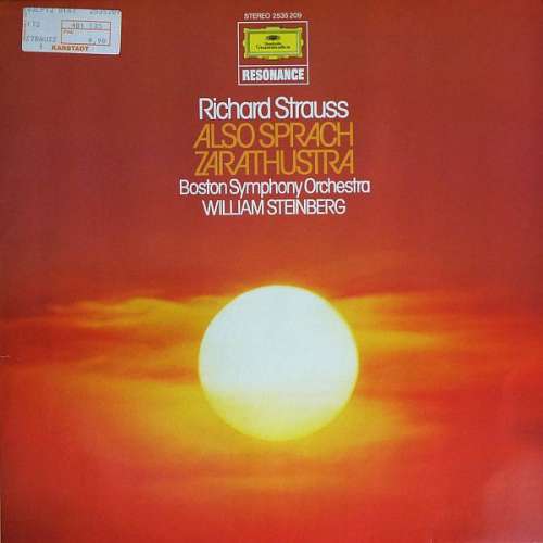 Cover Richard Strauss - Boston Symphony Orchestra • William Steinberg - Also Sprach Zarathustra (LP, Album, RE) Schallplatten Ankauf