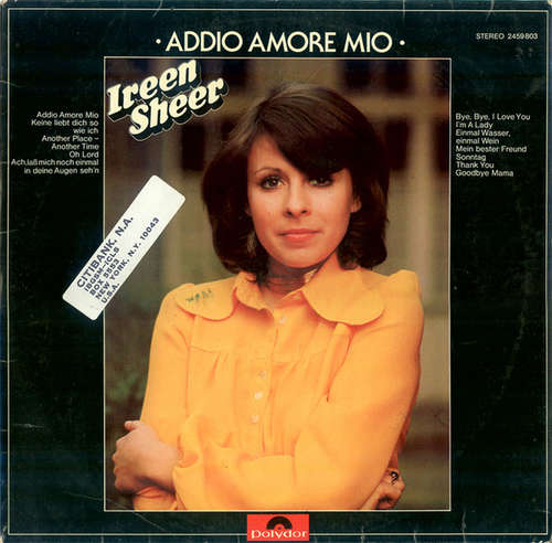 Cover Ireen Sheer - Addio Amore Mio (LP, Comp) Schallplatten Ankauf