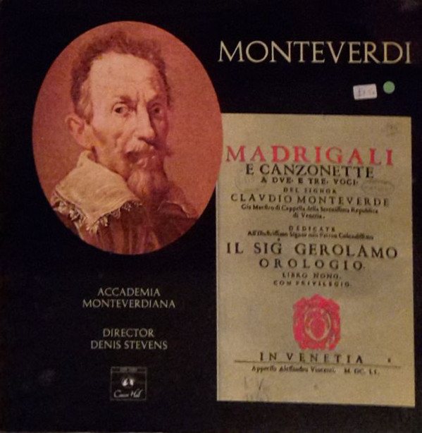 Cover Monteverdi*, Accademia Monteverdiana, Denis Stevens - IXth Book Of Madrigals (LP) Schallplatten Ankauf