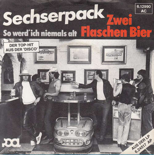Cover Sechserpack - Zwei Flaschen Bier (7, Single) Schallplatten Ankauf