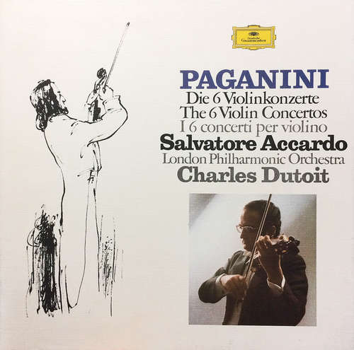 Cover Paganini* / Salvatore Accardo - Die  6 Violinkonzerte (5xLP + Box) Schallplatten Ankauf
