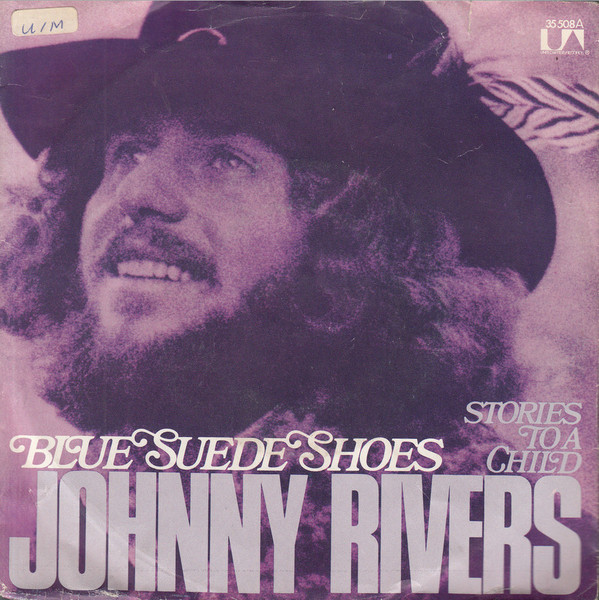 Cover Johnny Rivers - Blue Suede Shoes (7, Single) Schallplatten Ankauf