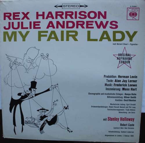 Cover Rex Harrison, Julie Andrews With Stanley Holloway Book And Lyrics By Alan Jay Lerner* Music By Frederick Loewe - My Fair Lady - Original Cast, Recorded In London (LP, Album) Schallplatten Ankauf