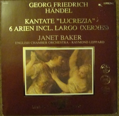 Cover Händel* / Janet Baker, English Chamber Orchestra, Raymond Leppard - Kantata Lucrezia/ 8 Arien Incl. Largo (Xerxes) (LP, Alb) Schallplatten Ankauf