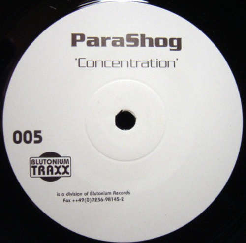 Cover Parashog - Concentration / What You Want (12) Schallplatten Ankauf