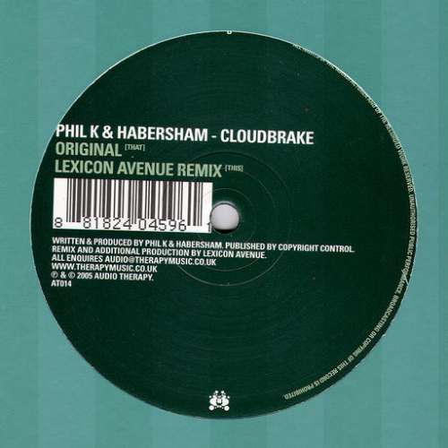 Cover Phil K & Habersham - Cloudbrake (12) Schallplatten Ankauf