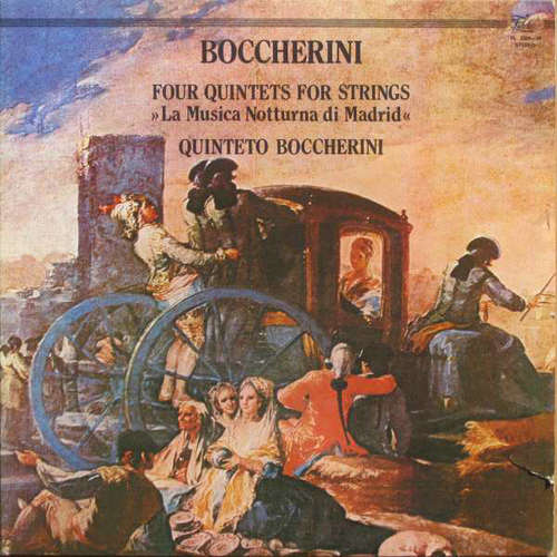 Cover Quinteto Boccherini - Boccherini - Four Quintets For Strings - La Musica Notturna Di Madrid (2xLP) Schallplatten Ankauf
