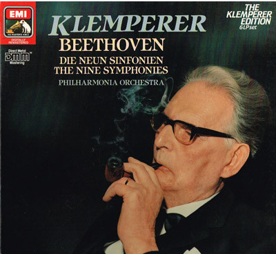 Cover Beethoven* - Klemperer* - Philharmonia Orchestra - Die Neun Sinfonien The Nine Symphonies (Box, Comp + 6xLP, RM, DMM) Schallplatten Ankauf