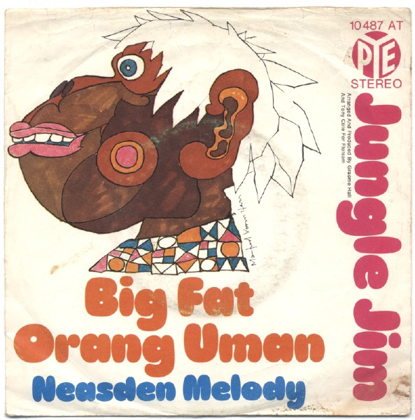 Cover Jungle Jim - Big Fat Orang Uman / Neasden Melody (7, Single, Mono) Schallplatten Ankauf
