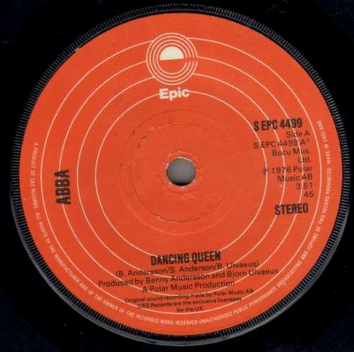 Cover ABBA - Dancing Queen (7, Single, RP, Ora) Schallplatten Ankauf