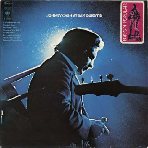 Cover Johnny Cash - Johnny Cash At San Quentin (LP, Album) Schallplatten Ankauf