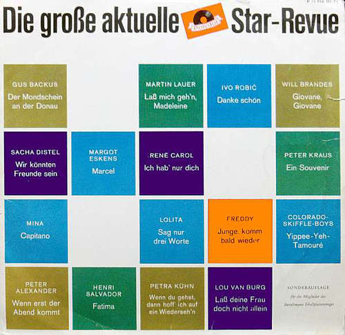Cover Various - Die Große Aktuelle Polydor-Star-Revue 6. Folge (LP, Comp, Mono, Club) Schallplatten Ankauf