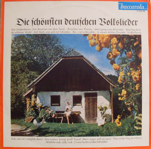 Cover Der Gehrung-Chor*, Der Stuttgarter Lehrergesangsverein* - Die Schönsten Deutschen Volkslieder (LP, Album) Schallplatten Ankauf