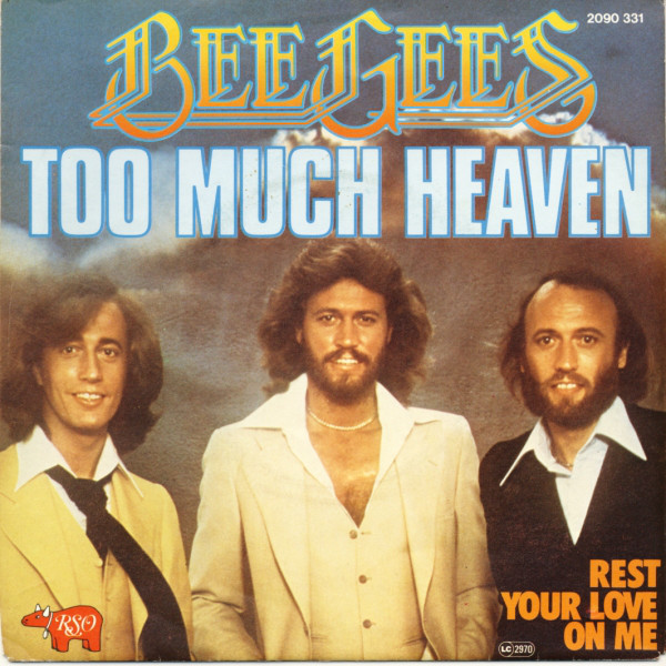 Cover Bee Gees - Too Much Heaven / Rest Your Love On Me (7, Single) Schallplatten Ankauf