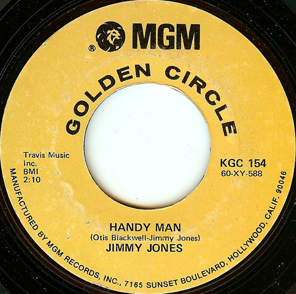 Cover Jimmy Jones - Handy Man / Good Timin' (7, Single, RP) Schallplatten Ankauf