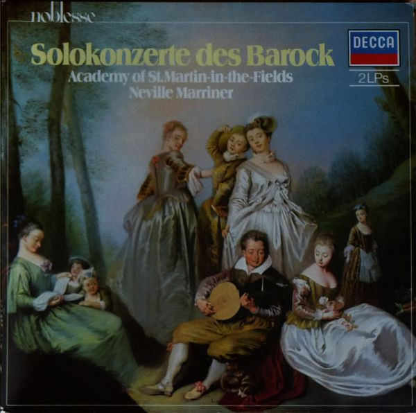 Cover The Academy Of St. Martin-in-the-Fields, Neville Marriner* - Solokonzerte Des Barock (2xLP, Album) Schallplatten Ankauf