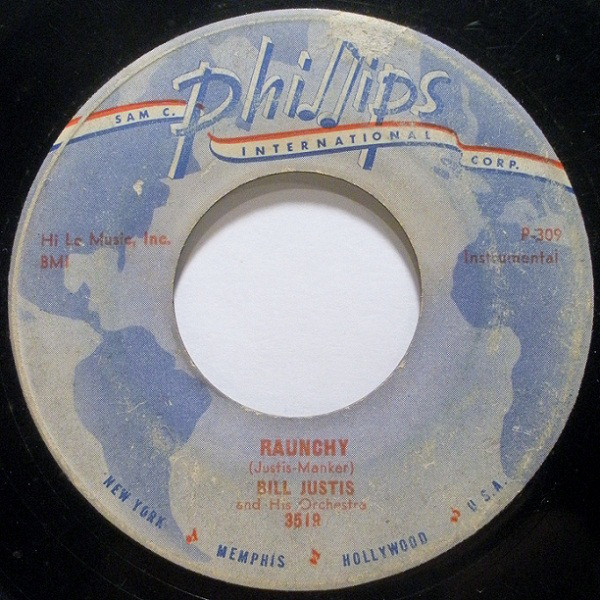 Cover Bill Justis And His Orchestra* - Raunchy / The Midnite Man (7, Single) Schallplatten Ankauf