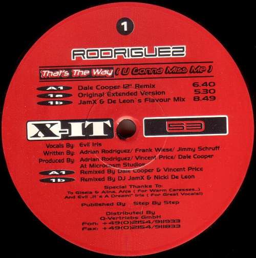 Cover Rodriguez - That's The Way (U Gonna Miss Me) (12) Schallplatten Ankauf