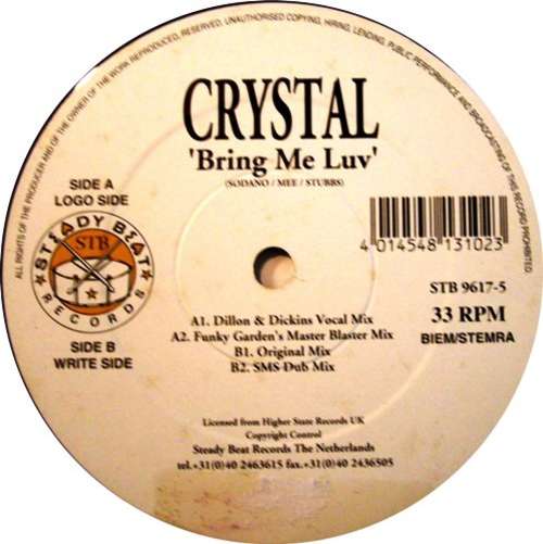 Cover Crystal - Bring Me Luv (12) Schallplatten Ankauf