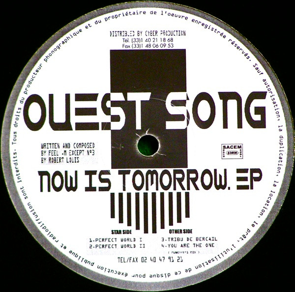 Cover Ouest Song - Now Is Tomorrow. EP (12, EP) Schallplatten Ankauf