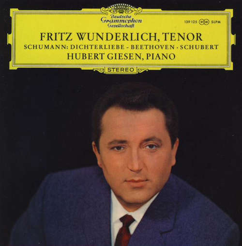 Cover Fritz Wunderlich, Hubert Giesen - Schumann* - Beethoven* · Schubert* - Lieder Von Beethoven, Schubert Und Schumann (LP) Schallplatten Ankauf