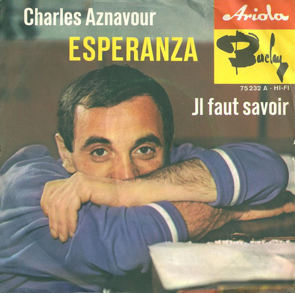 Cover Charles Aznavour - Esperanza (7, Mono) Schallplatten Ankauf