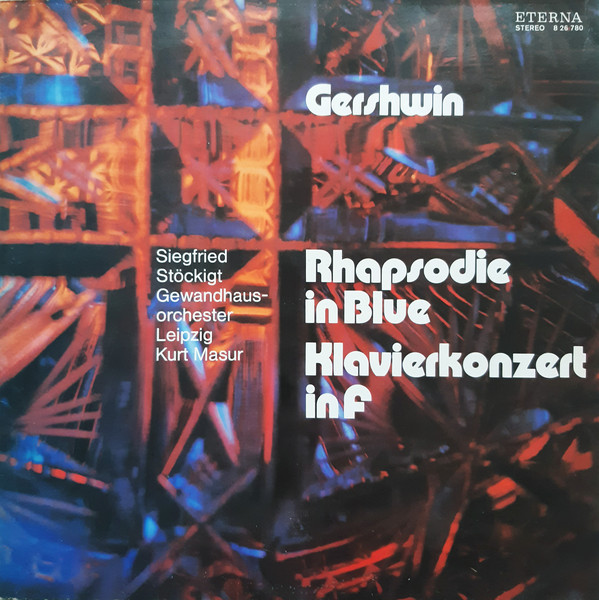 Cover Gershwin*, Siegfried Stöckigt, Gewandhausorchester Leipzig, Kurt Masur - Rhapsodie In Blue / Klavierkonzert In F (LP) Schallplatten Ankauf