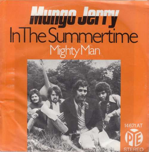 Cover Mungo Jerry - In The Summertime / Mighty Man (7, Single) Schallplatten Ankauf