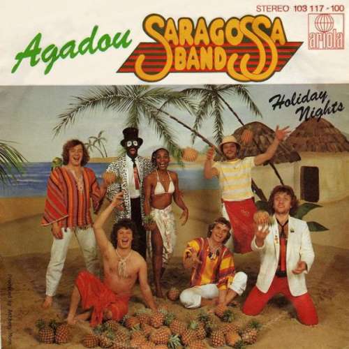Cover Saragossa Band - Agadou (7, Single) Schallplatten Ankauf