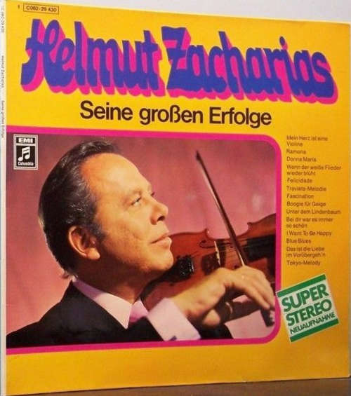 Cover Helmut Zacharias - Seine Großen Erfolge (LP, Comp, Gat) Schallplatten Ankauf