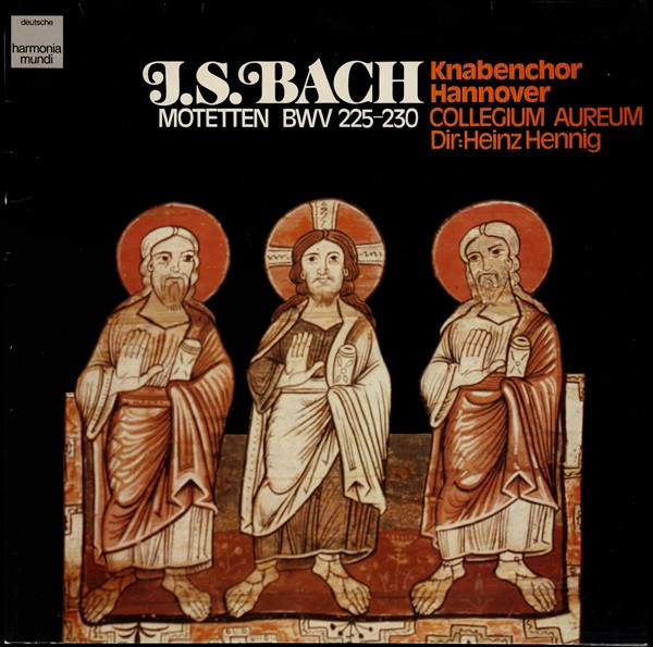 Cover J. S. Bach* - Knabenchor Hannover, Collegium Aureum Dir: Heinz Hennig - Motetten BWV 225-230 (2xLP) Schallplatten Ankauf