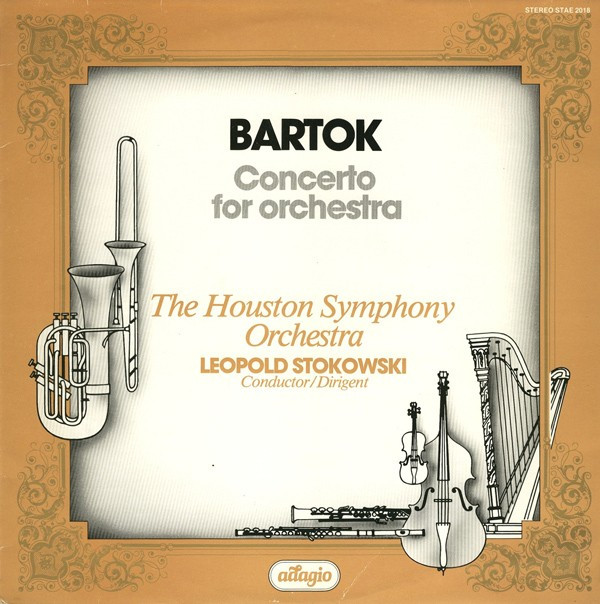 Cover Bartok*, The Houston Symphony Orchestra*, Leopold Stokowski - Concerto For Orchestra (LP) Schallplatten Ankauf