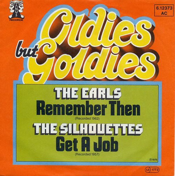Cover The Earls / The Silhouettes - Remember Then / Get A Job (7, Single) Schallplatten Ankauf