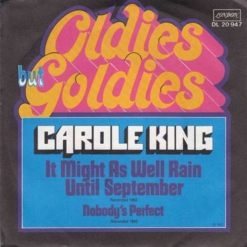 Cover Carole King - It Might As Well Rain Until September / Nobody's Perfect (7, Single) Schallplatten Ankauf