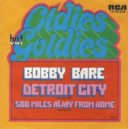 Cover Bobby Bare - Detroit City (7, Single) Schallplatten Ankauf