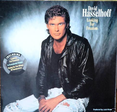 Cover David Hasselhoff - Looking For Freedom (LP, Album, Club) Schallplatten Ankauf