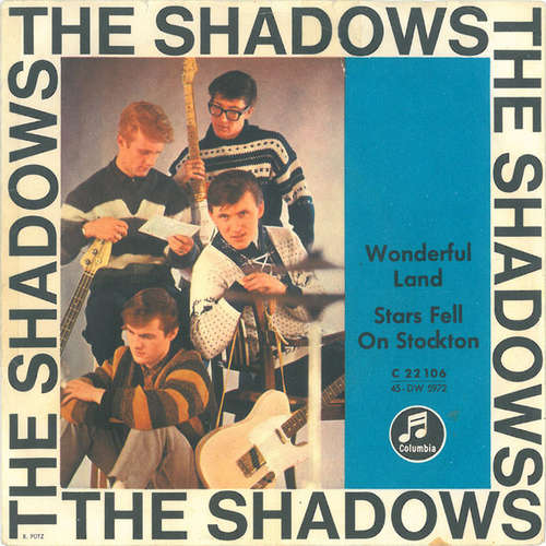Cover The Shadows - Wonderful Land / Stars Fell On Stockton (7, Single) Schallplatten Ankauf