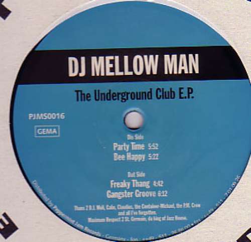Cover DJ Mellow Man* - The Underground Club E.P. (12, EP) Schallplatten Ankauf