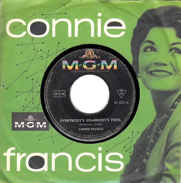 Cover Connie Francis - Everybody's Somebody's Fool (7, Single, Mono) Schallplatten Ankauf
