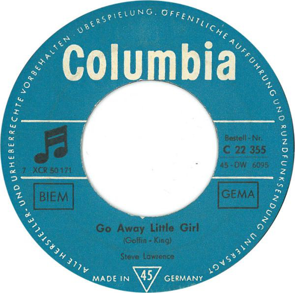 Cover Steve Lawrence (2) - Go Away Little Girl (7, Single) Schallplatten Ankauf