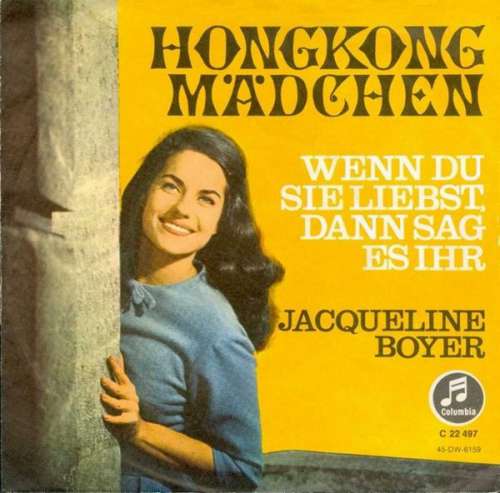 Cover Jacqueline Boyer - Hongkong-Mädchen  (7, Single) Schallplatten Ankauf