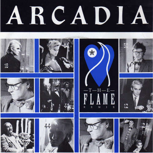 Cover Arcadia (3) - The Flame (Remix) (7, Single) Schallplatten Ankauf